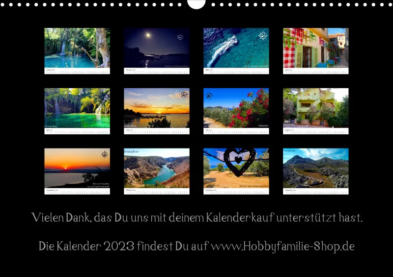 2024 Fotokalender Kroatien A3