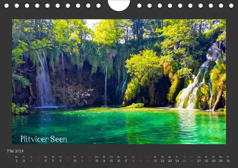 2023 Fotokalender Kroatien quer dunkel
