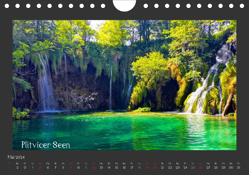 2023 Fotokalender Kroatien quer dunkel