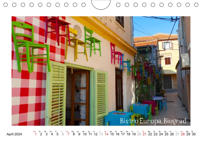 2024 Fotokalender Kroatien quer hell