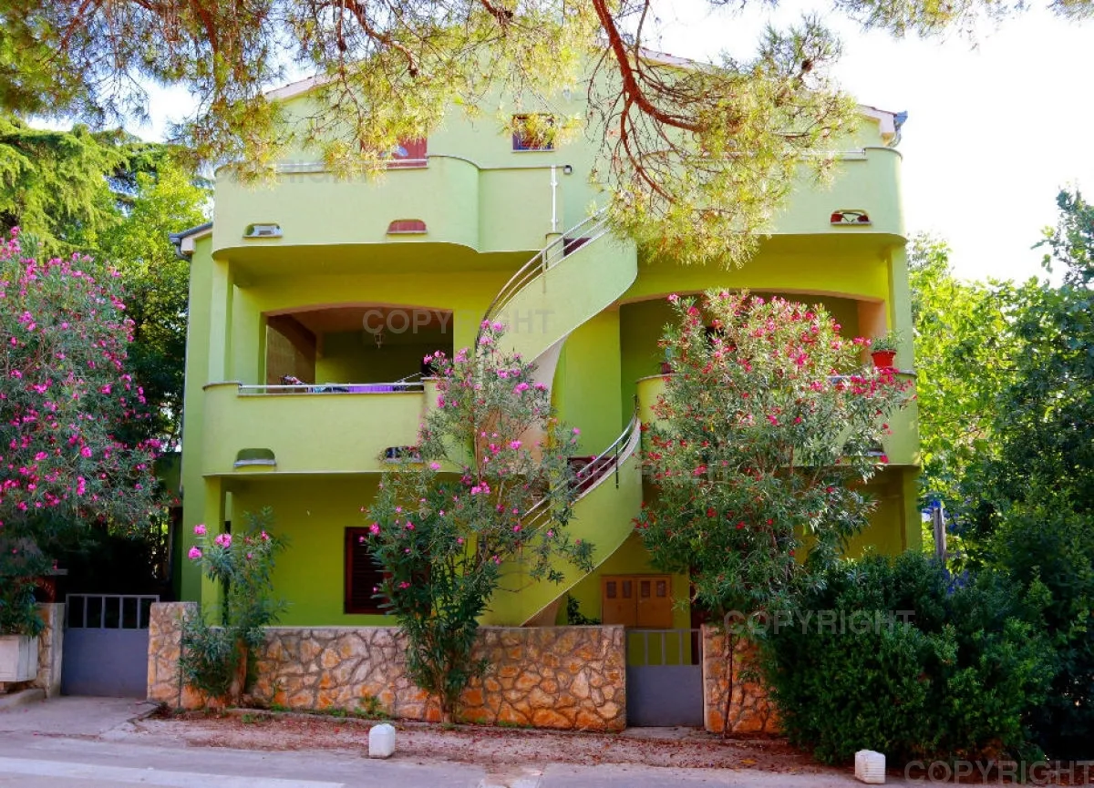 Grußkarte Biograd Haus