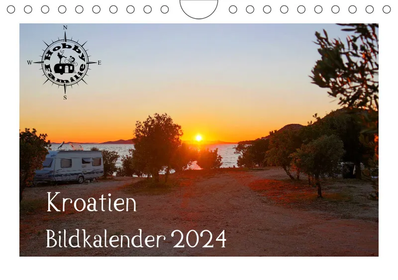 2024 Fotokalender Kroatien quer hell