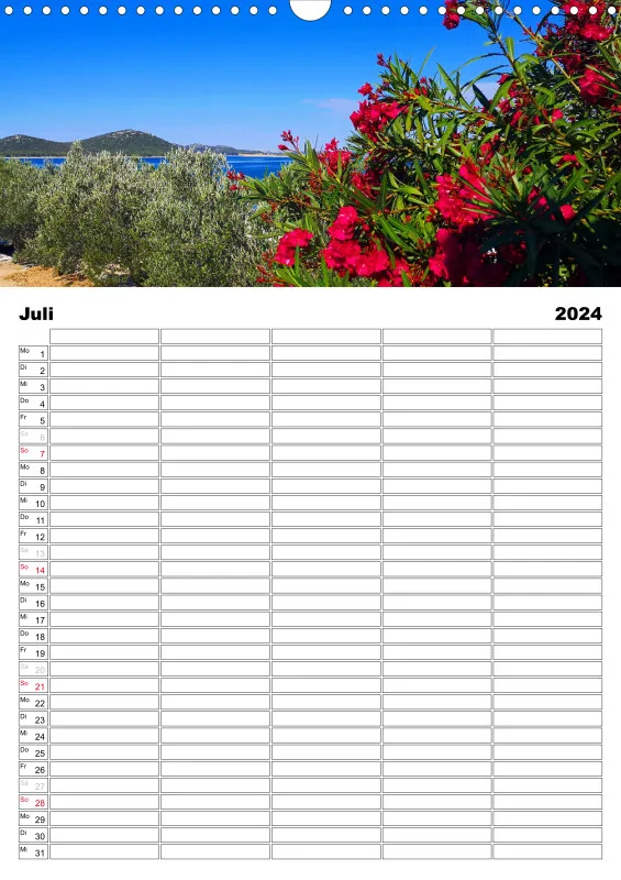 2024 Familienplaner Kroatien