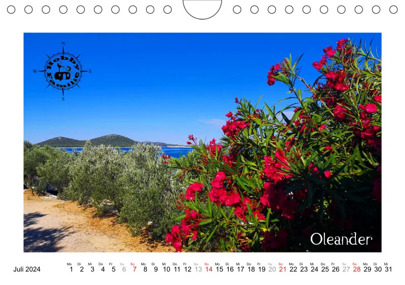2024 Fotokalender Kroatien quer hell