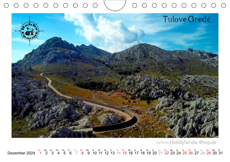 2024 Fotokalender Kroatien quer hell