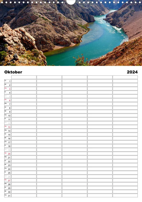 2024 Familienplaner Kroatien