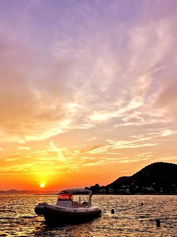 Adria Sunset Leinwand 45x60