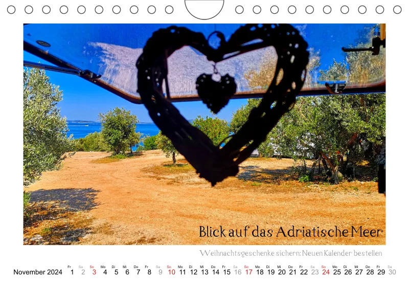 2024 Fotokalender Kroatien quer hell