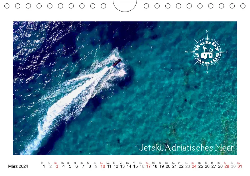 2024 Fotokalender Kroatien quer hell