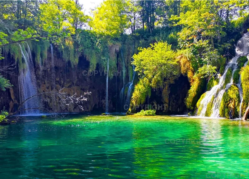 Grußkarte Plitvice 2