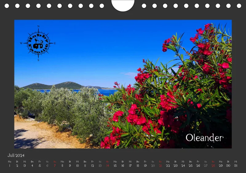 2023 Fotokalender Kroatien quer dunkel