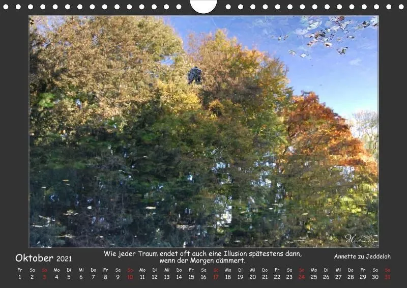 Holistic Arts Spiegelungen-Kalender 2021 - Illusionen A4