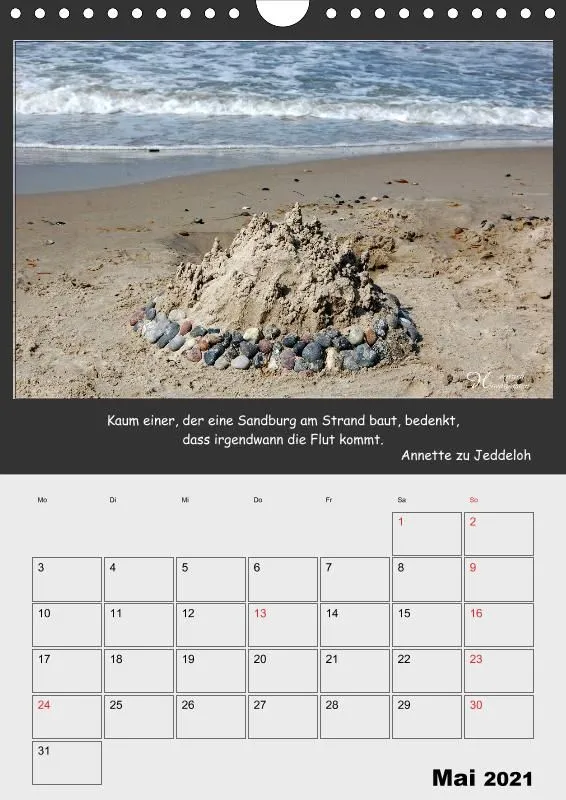 Holistic Arts Strand-Termin-Kalender 2021 - Strandgut