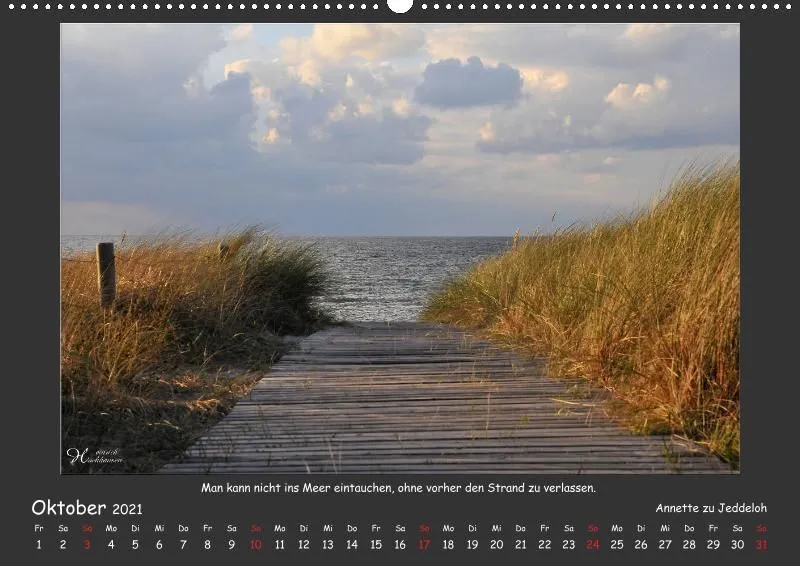 Holistic Arts Meeres-Kalender 2021 - Viel Meer A2