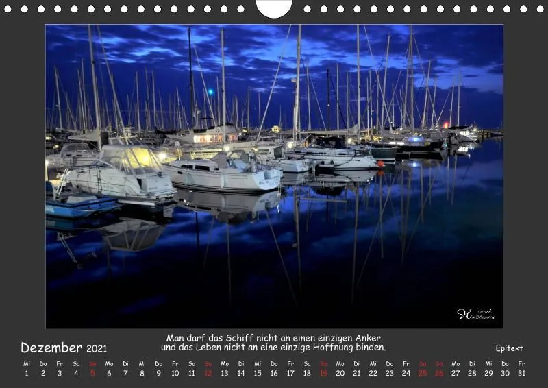 Holistic Arts Meeres-Kalender 2021 - Viel Meer A4