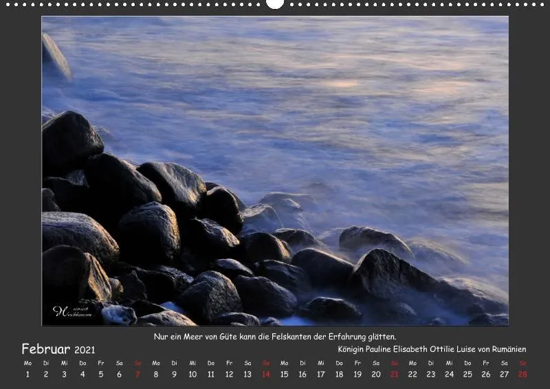 Holistic Arts Meeres-Kalender 2021 - Viel Meer A2