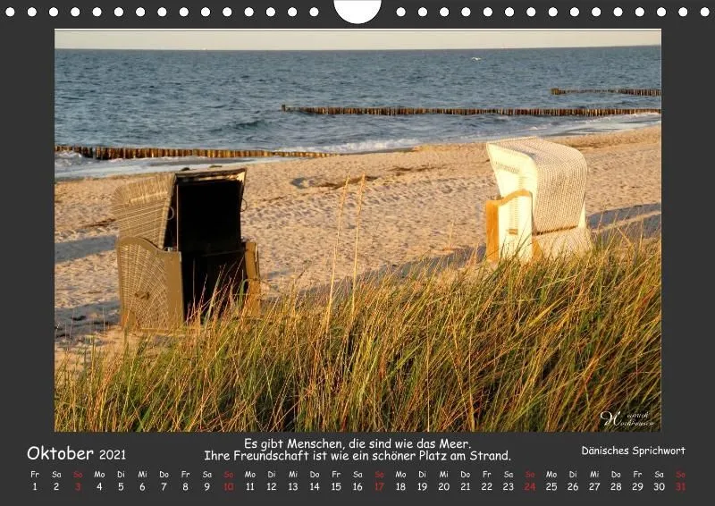 Holistic Arts Strand-Kalender 2021 - Strandgut A4