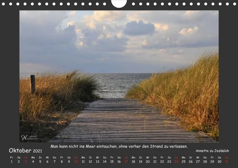 Holistic Arts Meeres-Kalender 2021 - Viel Meer A4