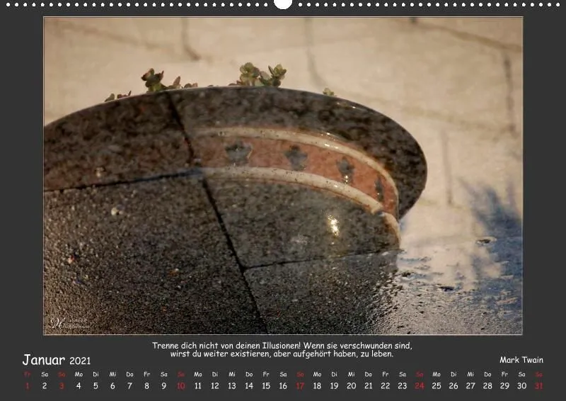 Holistic Arts Spiegelungen-Kalender 2021 - Illusionen A2