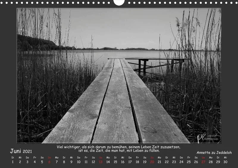 Holistic Arts Schwarzweiß-Kalender 2021 - Kontraste A3
