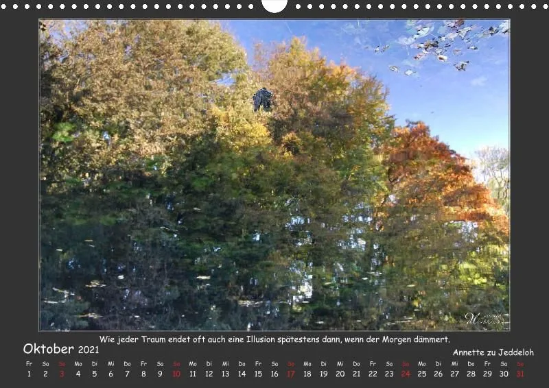 Holistic Arts Spiegelungen-Kalender 2021 - Illusionen A3