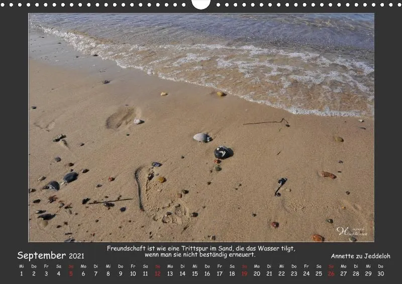 Holistic Arts Strand-Kalender 2021 - Strandgut A3