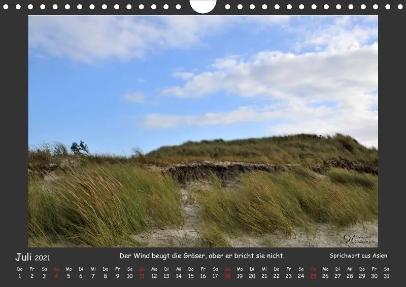 Holistic Arts Strand-Kalender 2021 - Strandgut A4