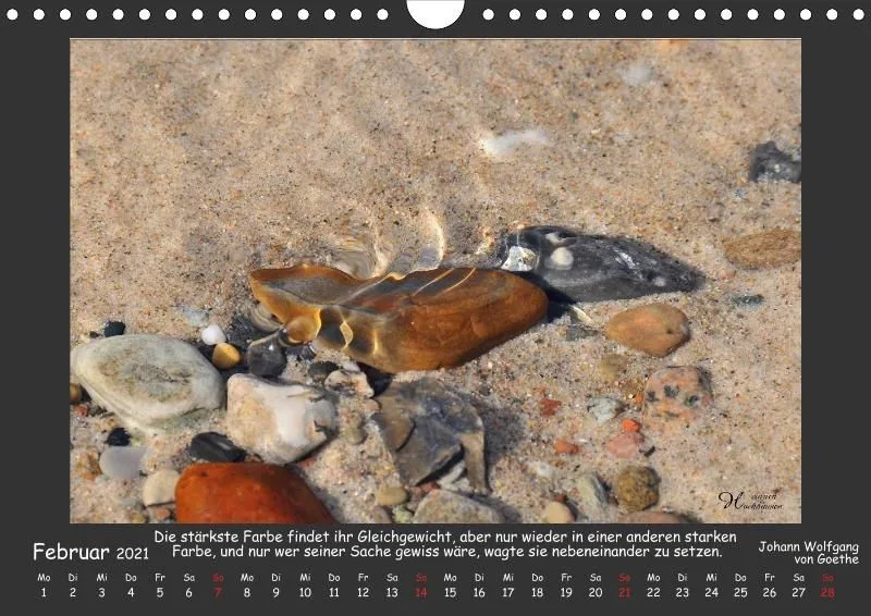 Holistic Arts Strand-Kalender 2021 - Strandgut A4
