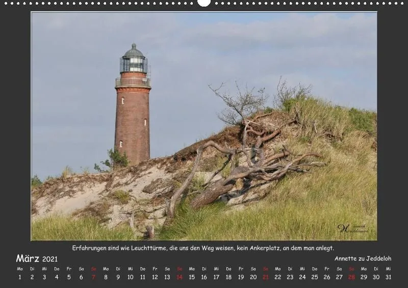 Holistic Arts Strand-Kalender 2021 - Strandgut A2
