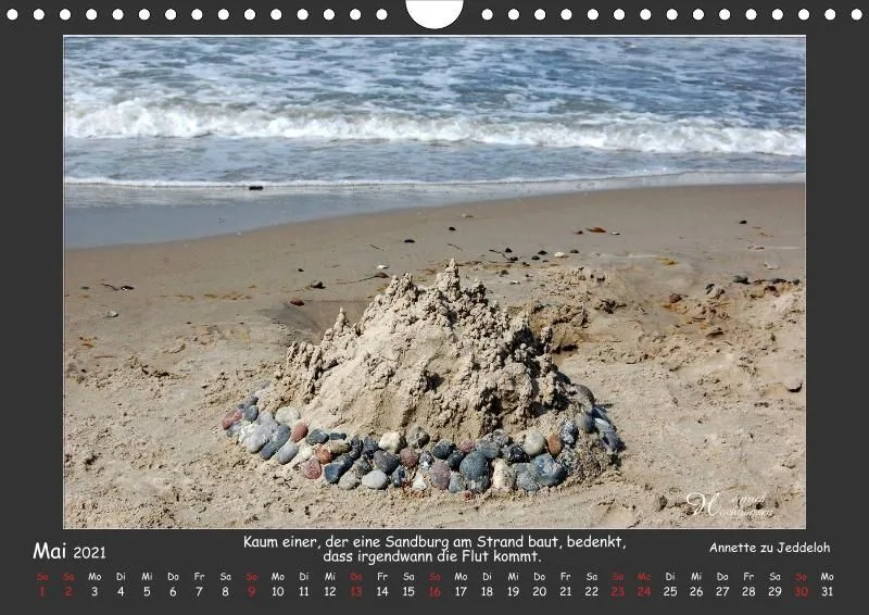 Holistic Arts Strand-Kalender 2021 - Strandgut A4