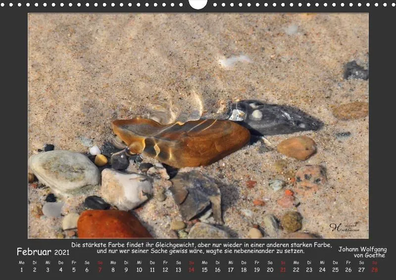 Holistic Arts Strand-Kalender 2021 - Strandgut A3