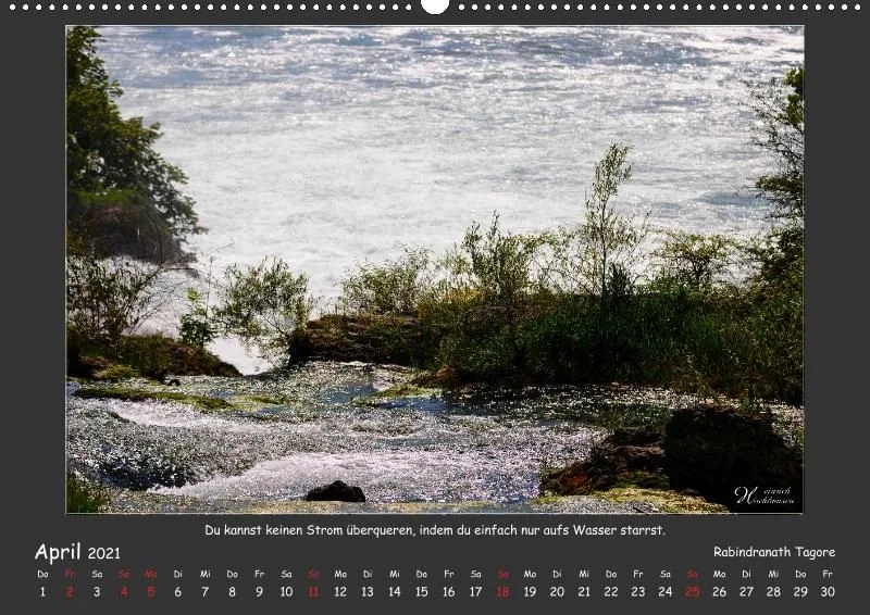 Holistic Arts Rheinfall-Kalender 2021 - Lebendiges Wasser A2