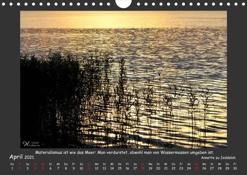 Holistic Arts Meeres-Kalender 2021 - Viel Meer A4