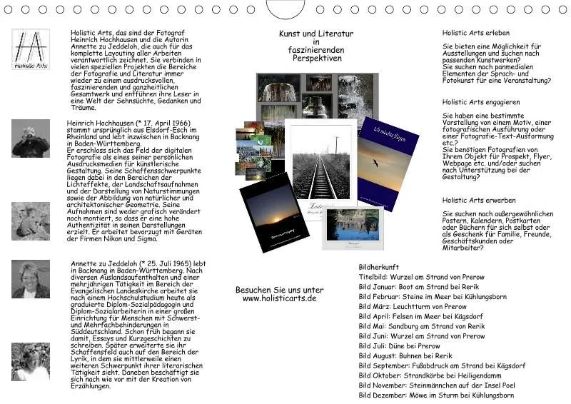 Holistic Arts Strand-Kalender 2021 - Strandgut A4