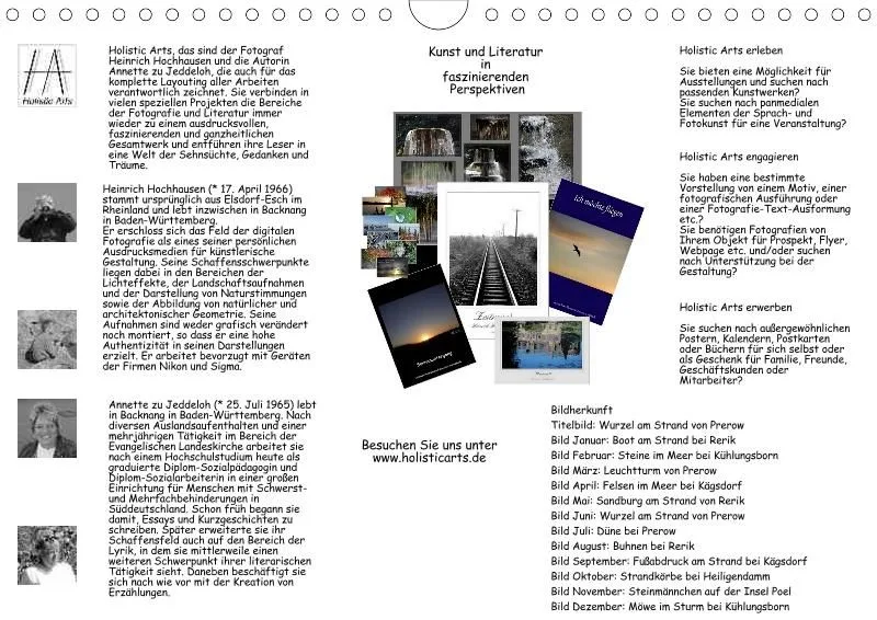 Holistic Arts Strand-Kalender 2021 - Strandgut A4
