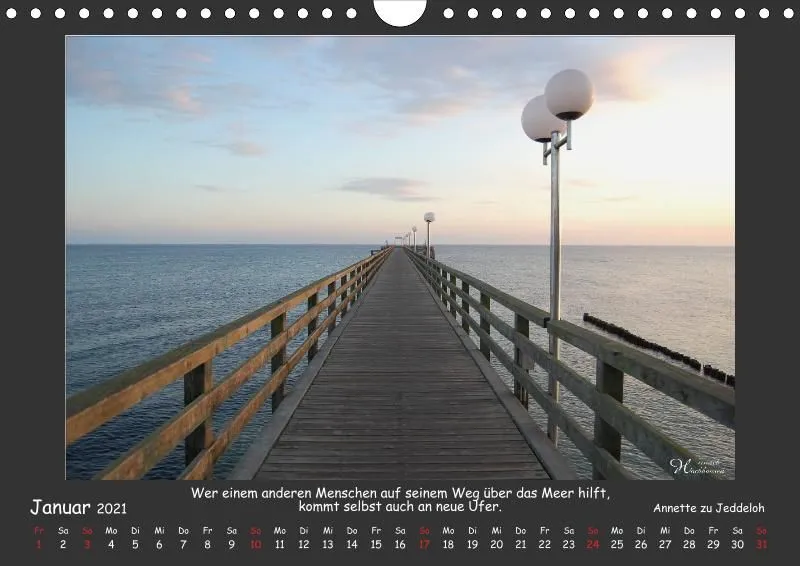 Holistic Arts Meeres-Kalender 2021 - Viel Meer A4