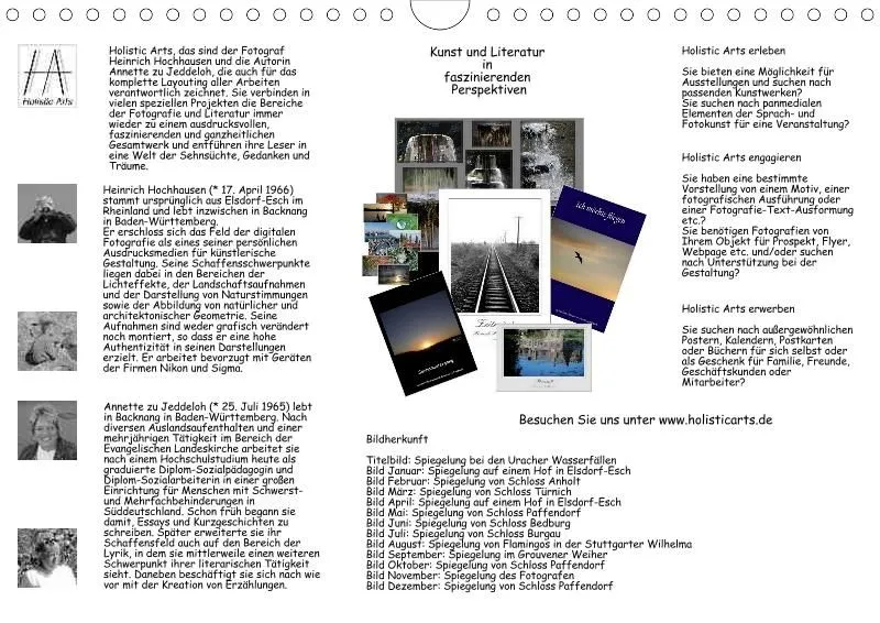 Holistic Arts Spiegelungen-Kalender 2021 - Illusionen A4