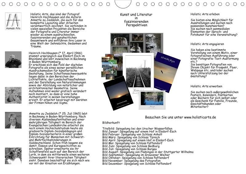 Holistic Arts Spiegelungen-Kalender 2021 - Illusionen A4