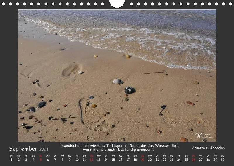 Holistic Arts Strand-Kalender 2021 - Strandgut A4