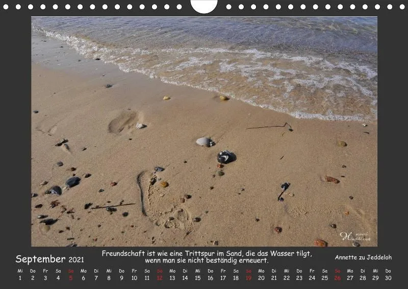 Holistic Arts Strand-Kalender 2021 - Strandgut A4