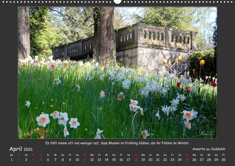 Holistic Arts Jahreszeiten Kalender 2021 - Jahreszeiten A2