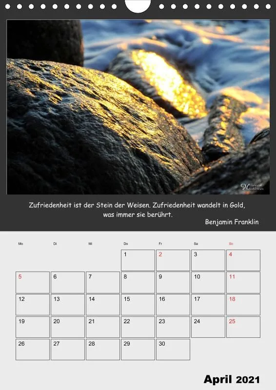 Holistic Arts Strand-Termin-Kalender 2021 - Strandgut