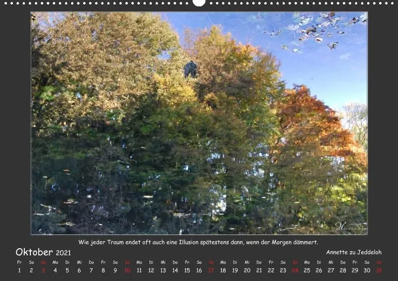 Holistic Arts Spiegelungen-Kalender 2021 - Illusionen A2