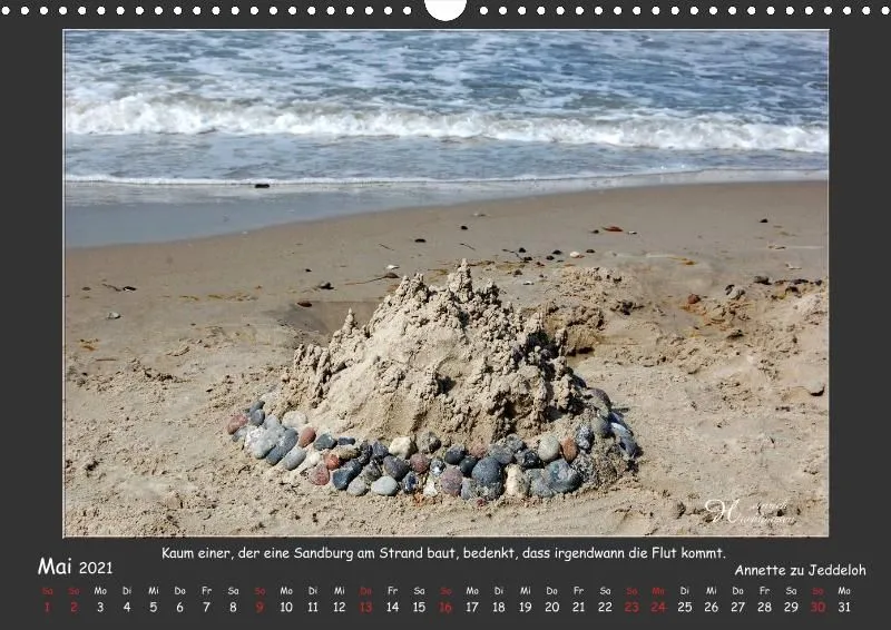 Holistic Arts Strand-Kalender 2021 - Strandgut A3