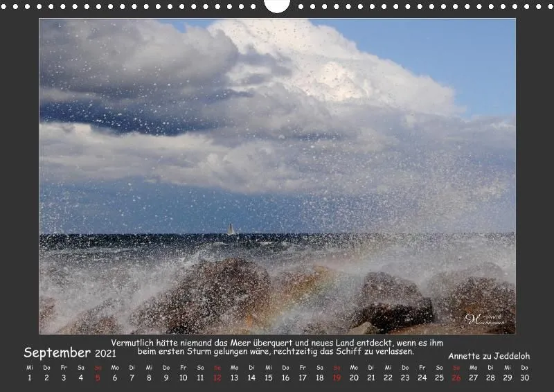 Holistic Arts Meeres-Kalender 2021 - Viel Meer A3