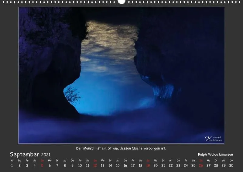 Holistic Arts Rheinfall-Kalender 2021 - Lebendiges Wasser A2