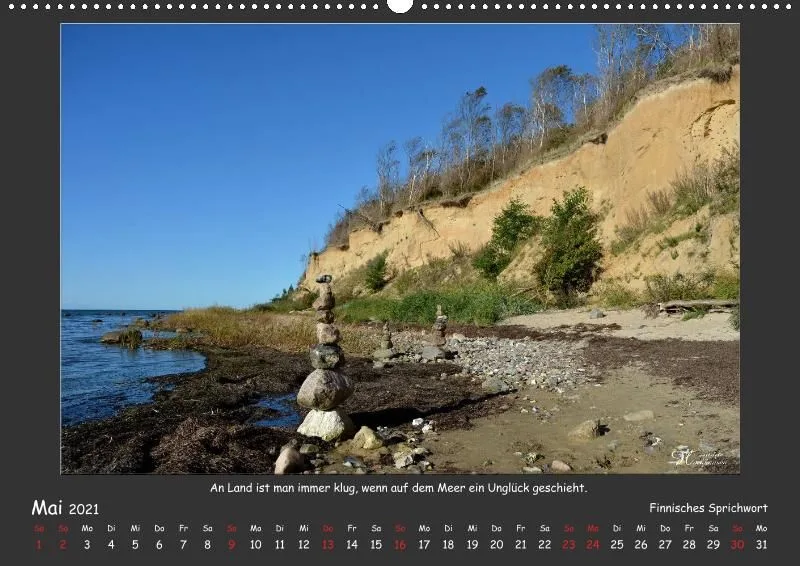 Holistic Arts Meeres-Kalender 2021 - Viel Meer A2