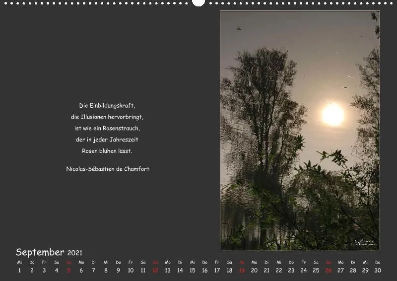 Holistic Arts Spiegelungen-Kalender 2021 - Illusionen A2