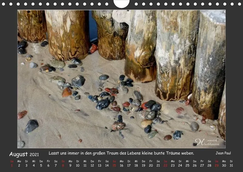Holistic Arts Strand-Kalender 2021 - Strandgut A4