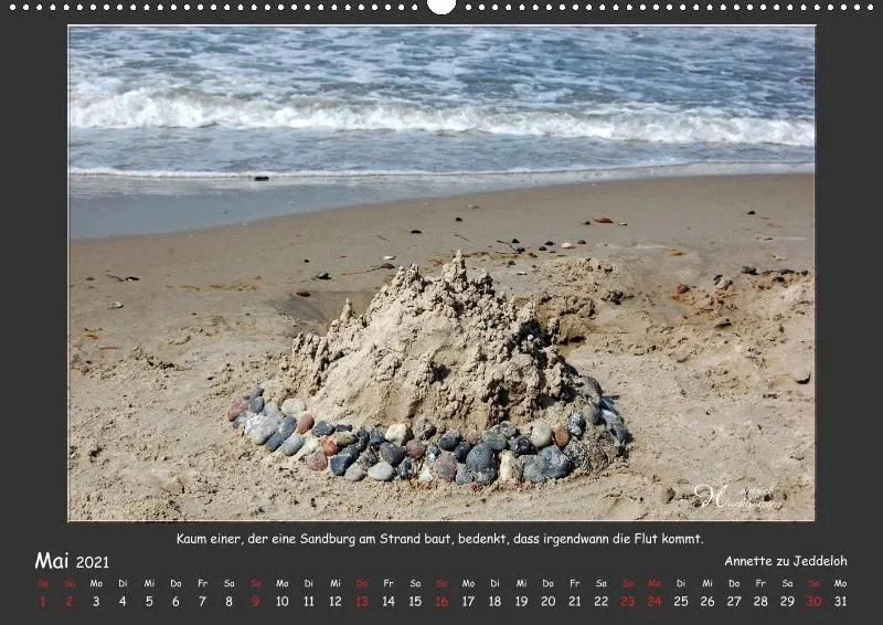 Holistic Arts Strand-Kalender 2021 - Strandgut A2
